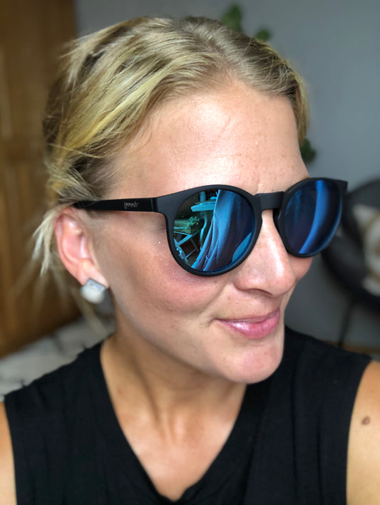 BLACK ROUND GOODR SUNNIES