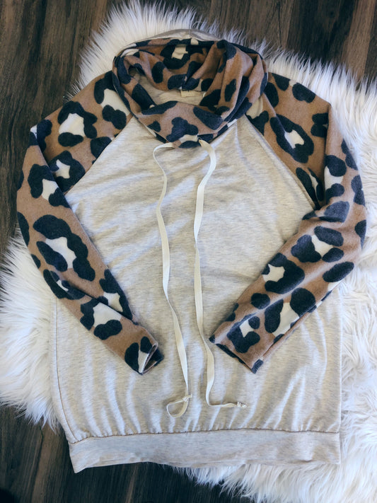 LEOPARD COWL {EXTENDED SIZES}