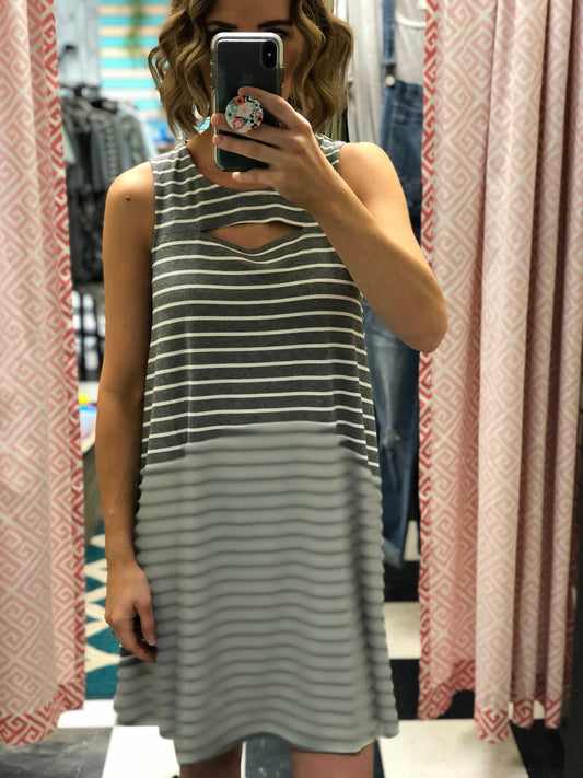 SLIT TOP DRESS
