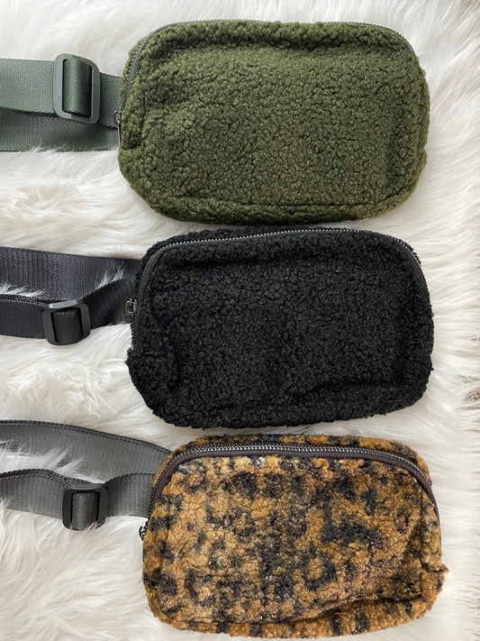 FUR BELT BAG