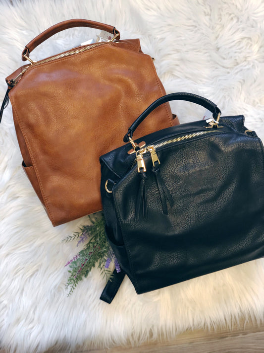CONVERTIBLE BACKPACK SATCHEL