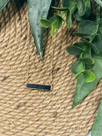 GOLD BAR NECKLACE