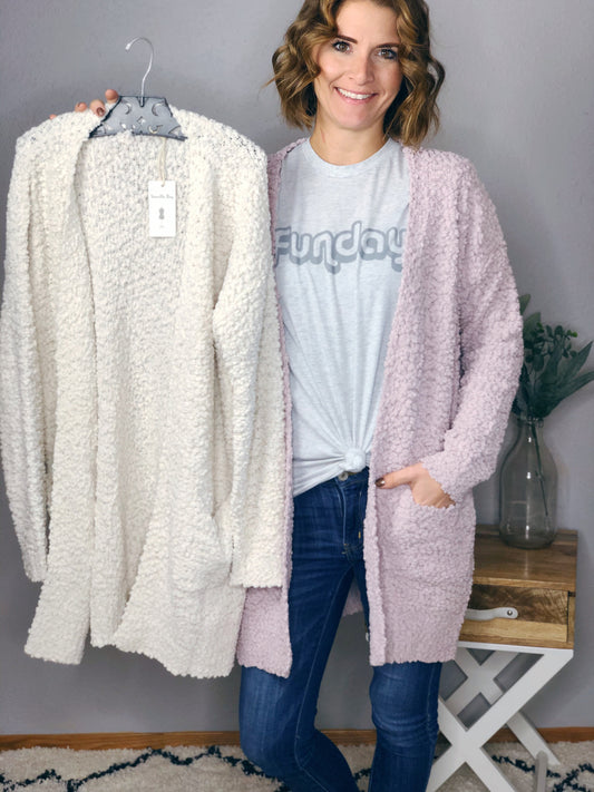 POPCORN SWEATER W/ POCKET