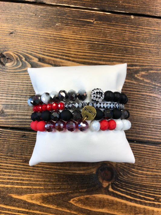 RED AND BLACK STACK