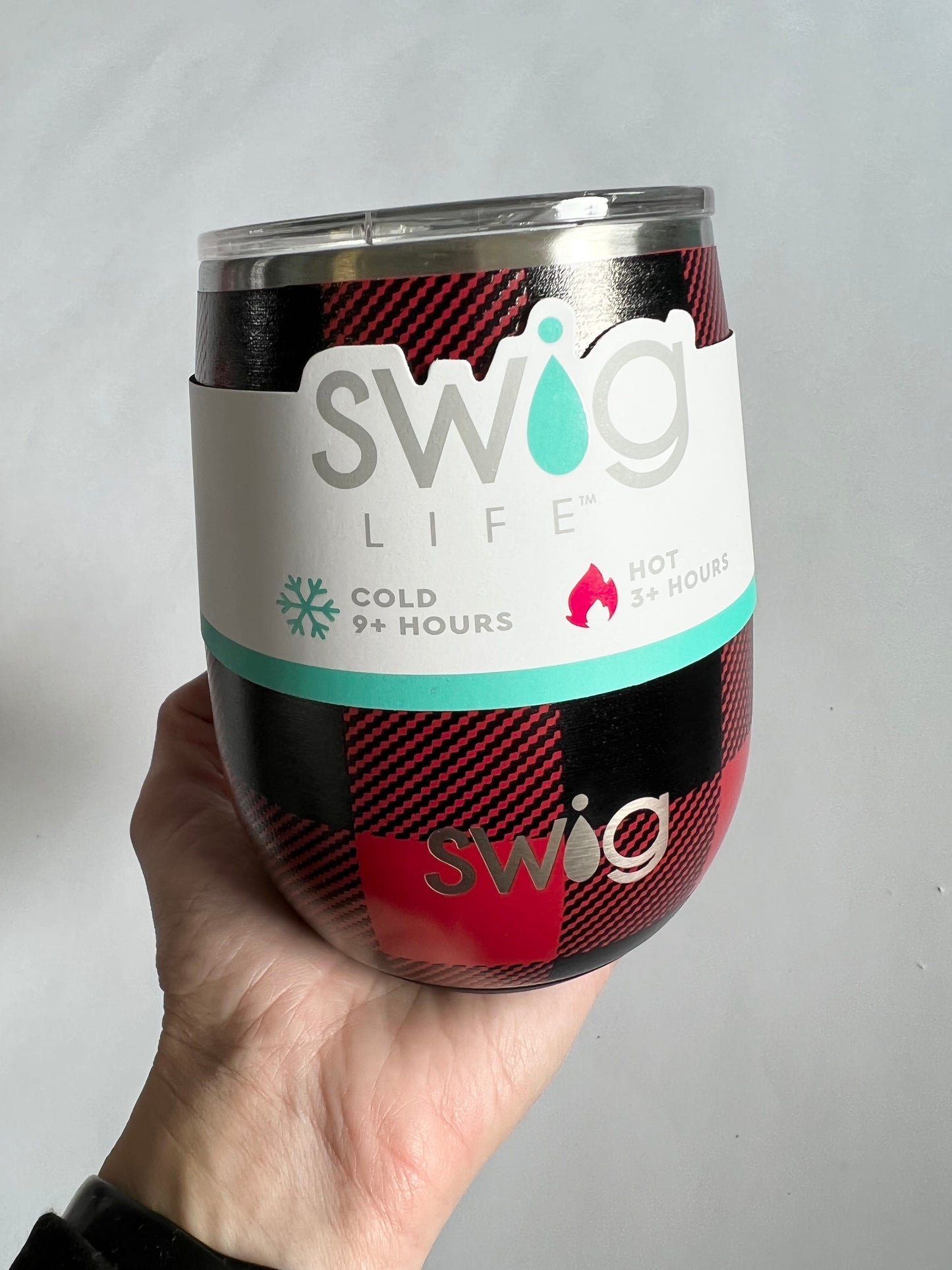 BF {22} BUFFALO PLAID SWIG WINE CUP