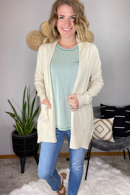 DREAMERS IVORY CARDIGAN