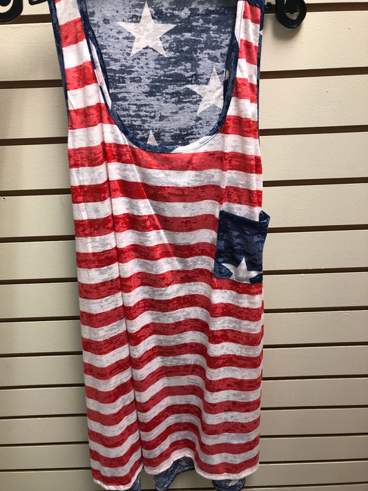 AMERICAN FLAG TANK