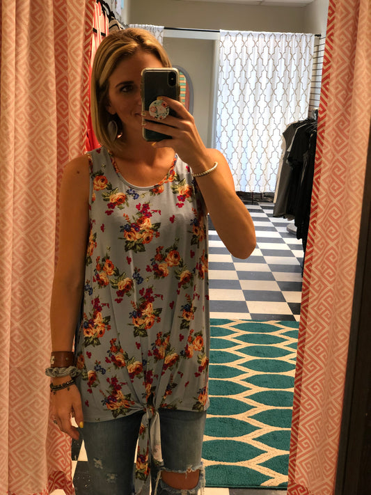 FLORAL TANK TOP
