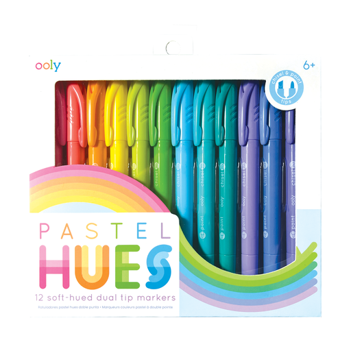 PASTEL HUES MARKER SET OF 12