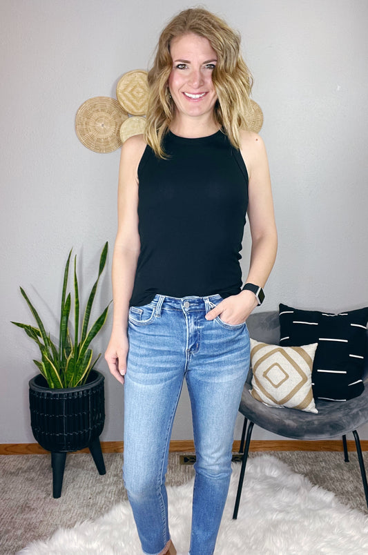 FITTED RIBBED TANK