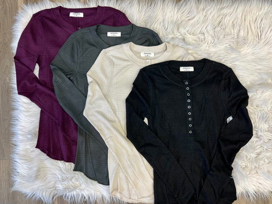 BF {22} WAFFLE SNAP BUTTON TOP