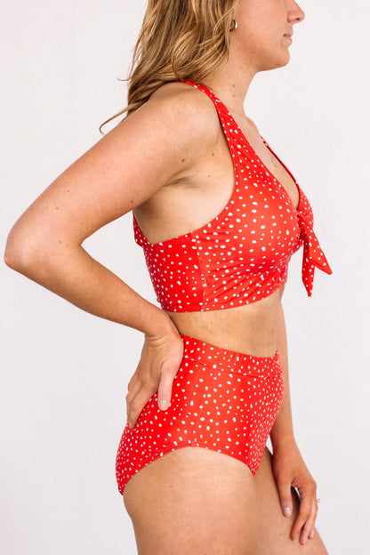 JUST KEEP SWIMMING SPOTTED TOP