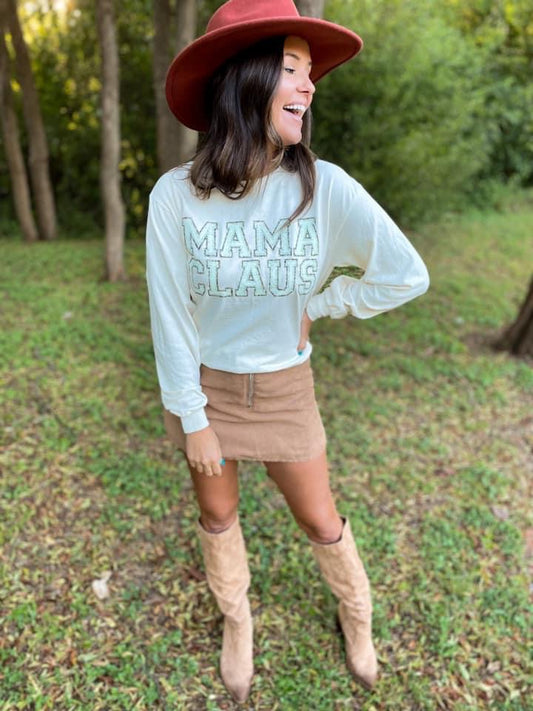 MAMA CLAUS LONG SLEEVE TEE