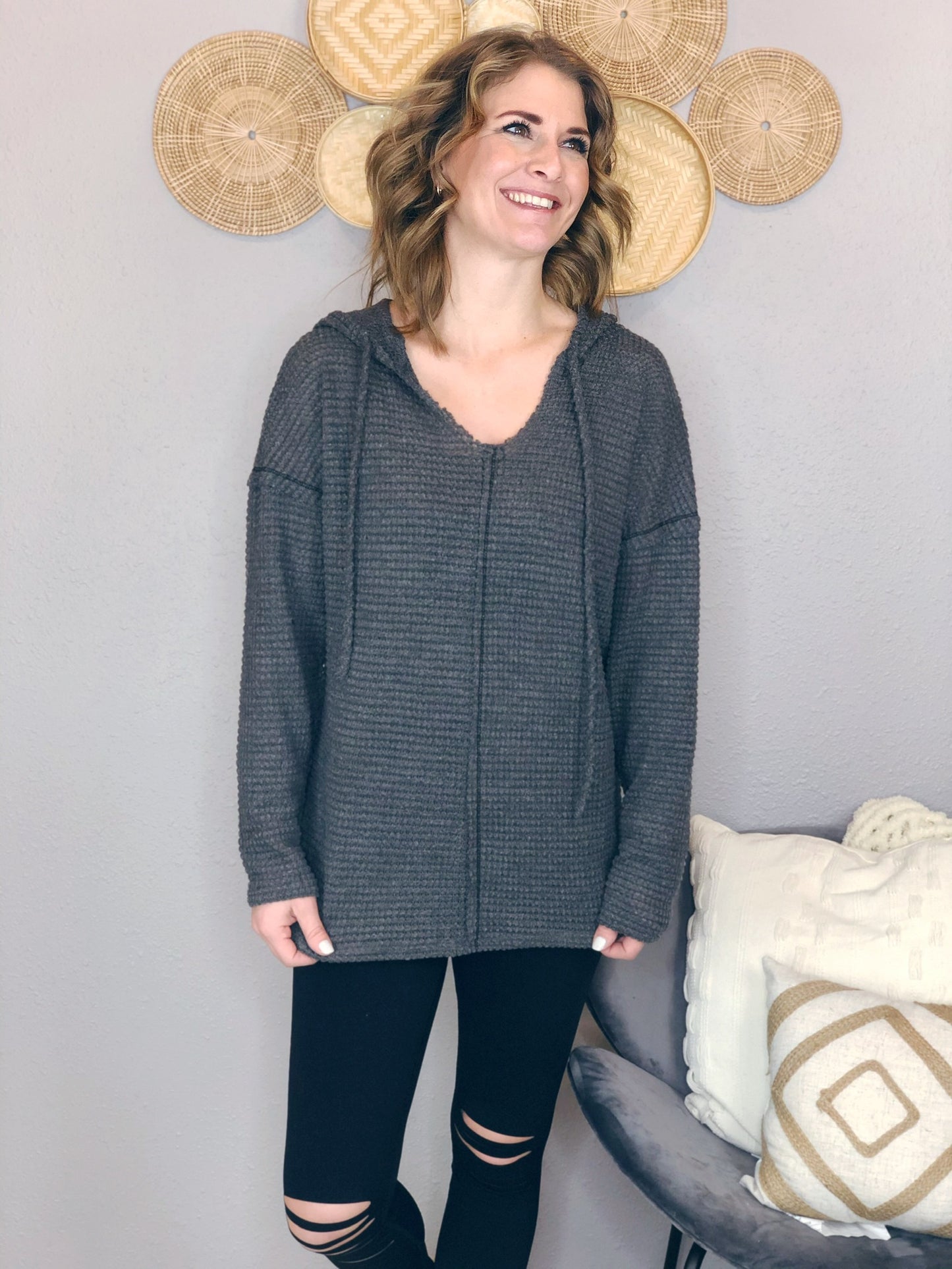 WAFFLE HOODIE