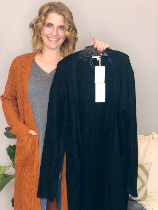 KNIT SWEATER CARDIGAN