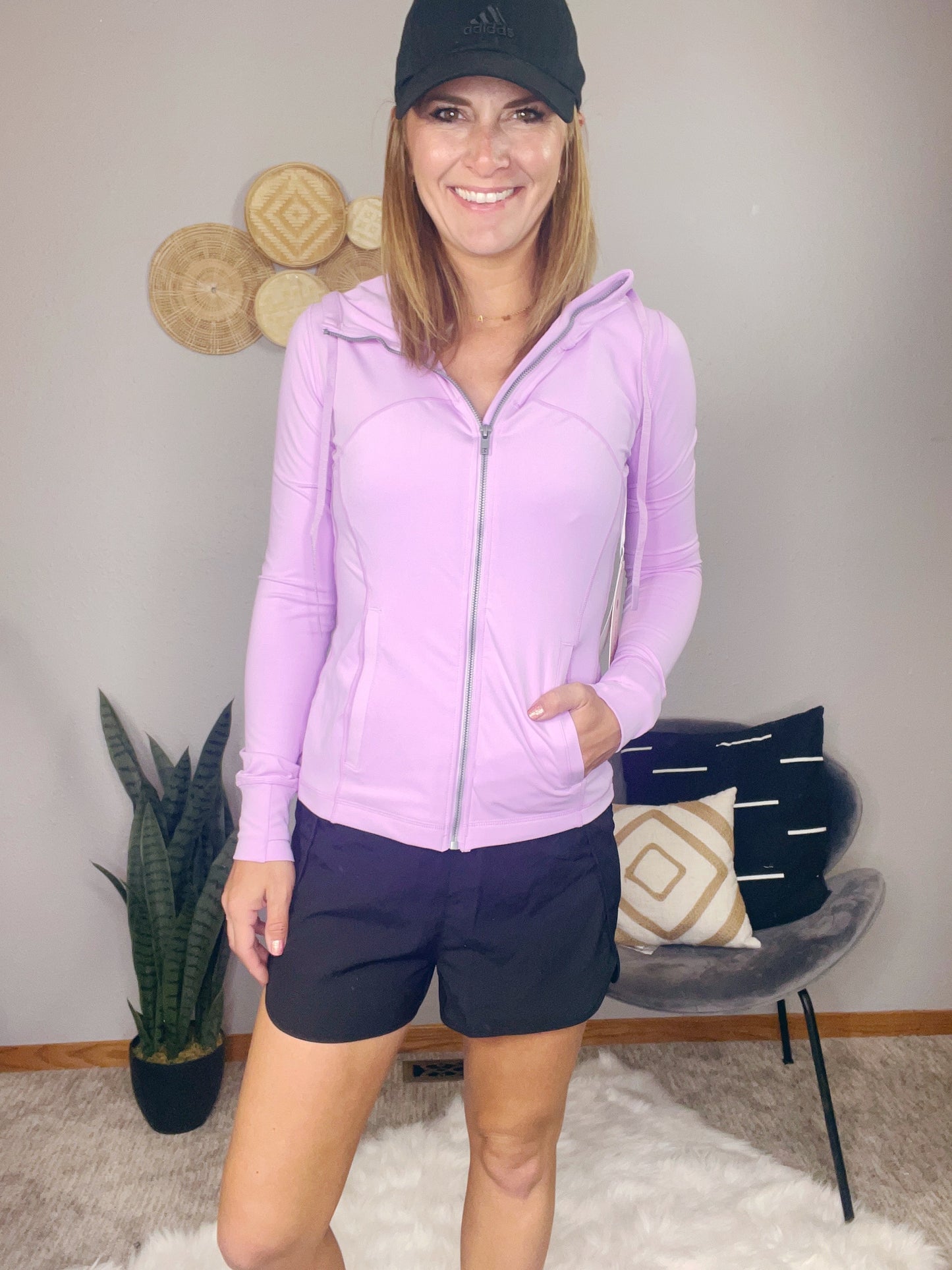 KNIT SOLID LONG SLEEVE PERFORMANCE JACKET