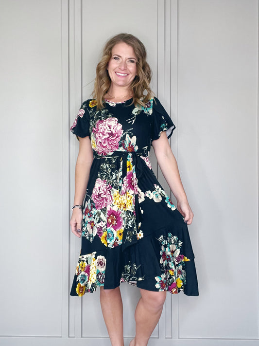 FLORAL SOFT DRESS