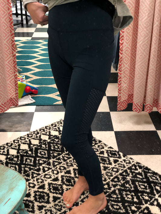 BLUE WORKOUT LEGGING