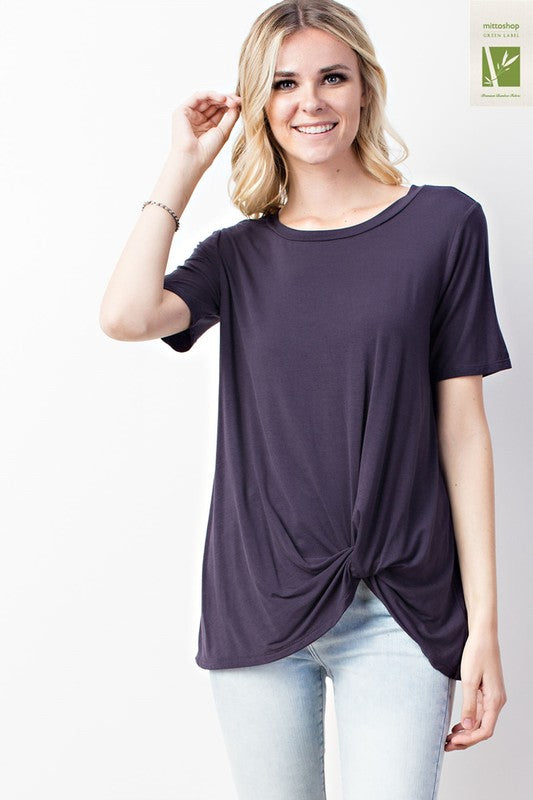 FRONT KNOT TEE