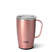 SHIMMER ROSE GOLD 18 OZ SWIG MUG W/ HANDLE