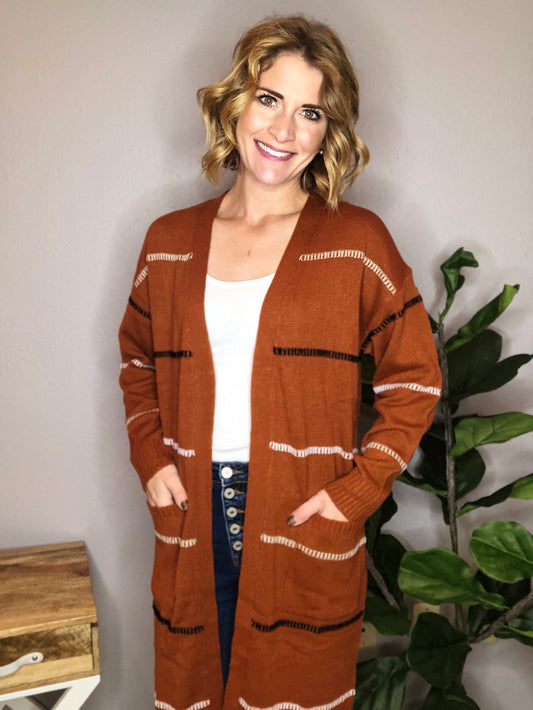 STRIPE CARDIGAN