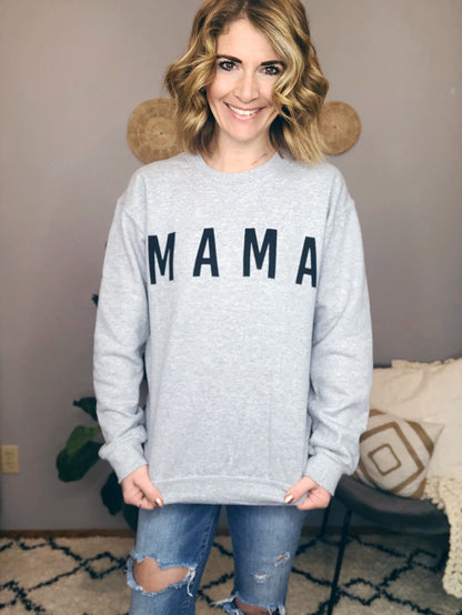 MAMA CREW NECK SWEATER