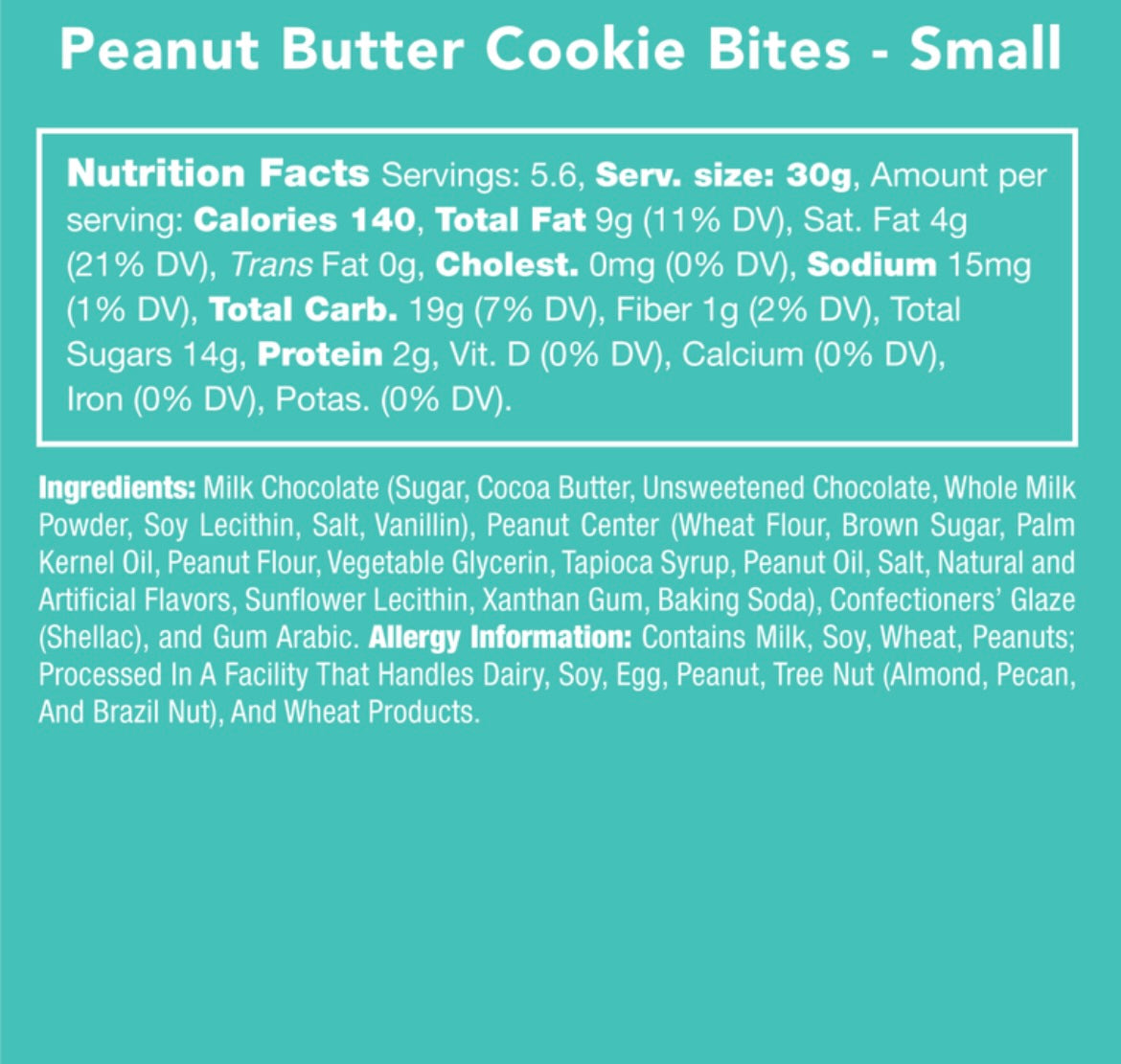CANDY CLUB PEANUT BUTTER COOKIE BITES