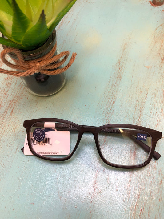 BROWN MATTE GLASSES