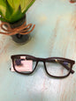 BROWN MATTE GLASSES