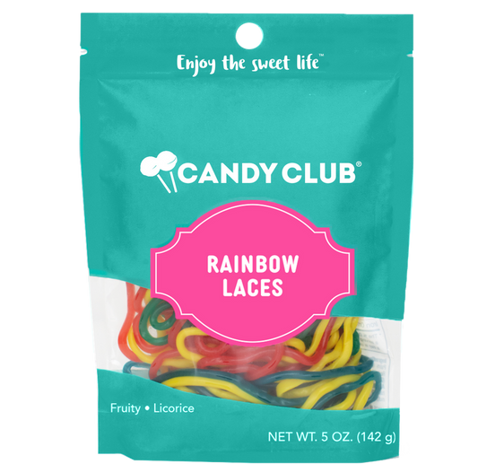 RAINBOW LACES CANDY BAG