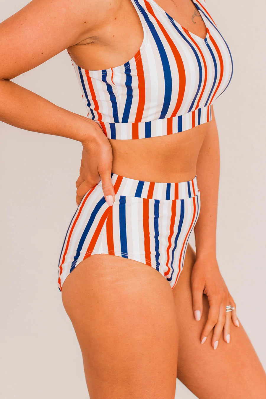 WALKING ON SUNSHINE SWIM TOP-4TH OF JULY