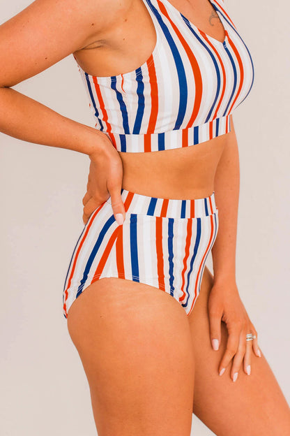 WALKING ON SUNSHINE SWIM TOP-4TH OF JULY