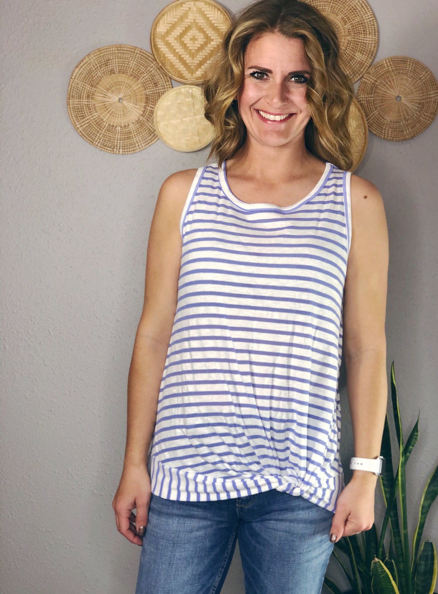 CASUAL STRIPE TANK
