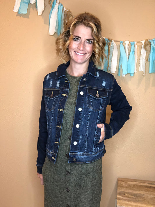 DARK DENIM JACKET