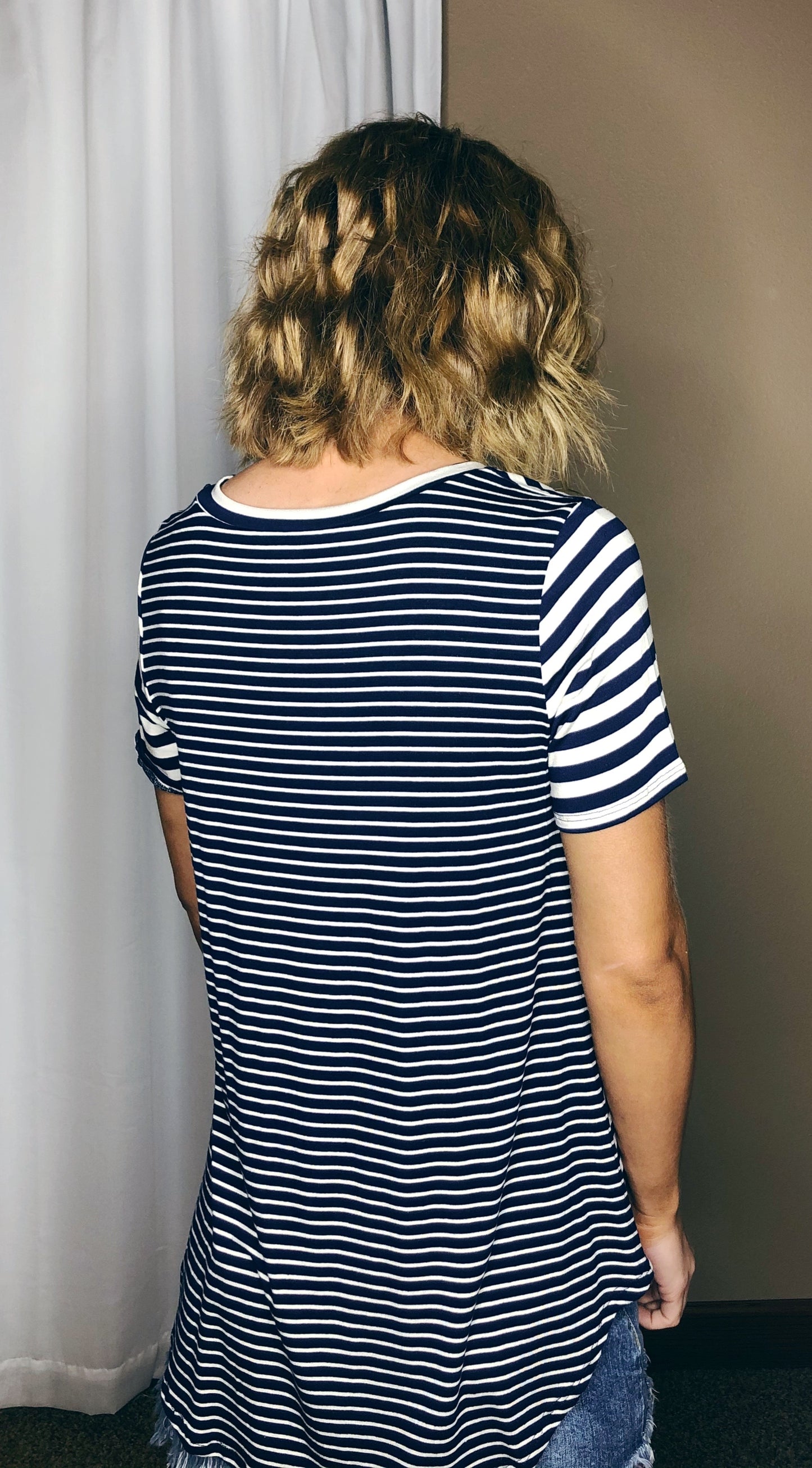 STRIPE POCKET TEE