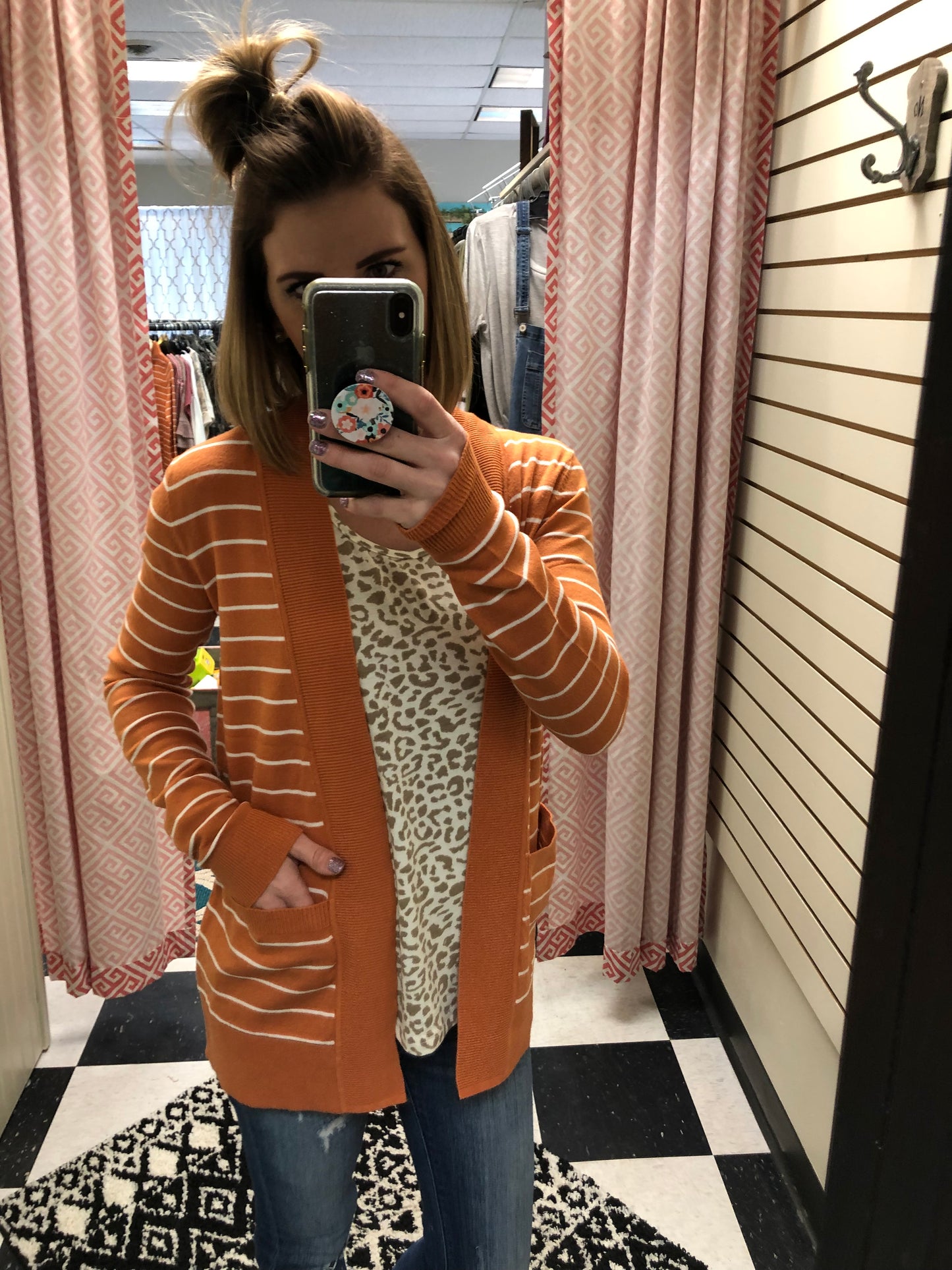STRIPED CARDIGAN