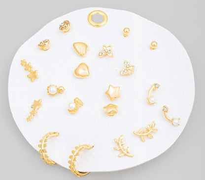 STAR EARRING SET