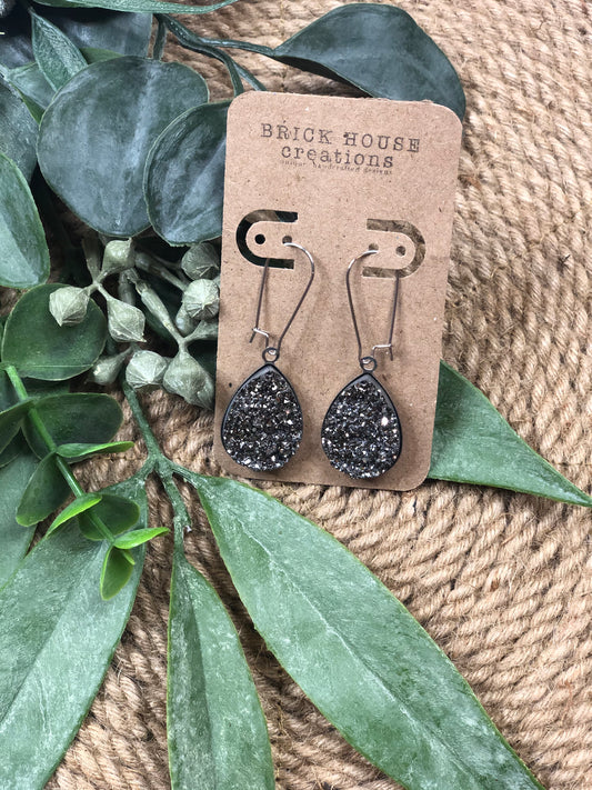 SILVER SPARKLE EARRINGS