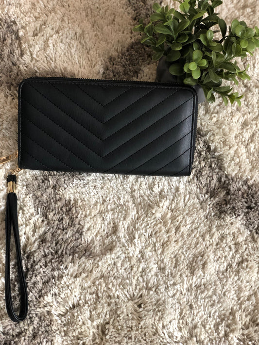 CHEVRON STITCH WALLET