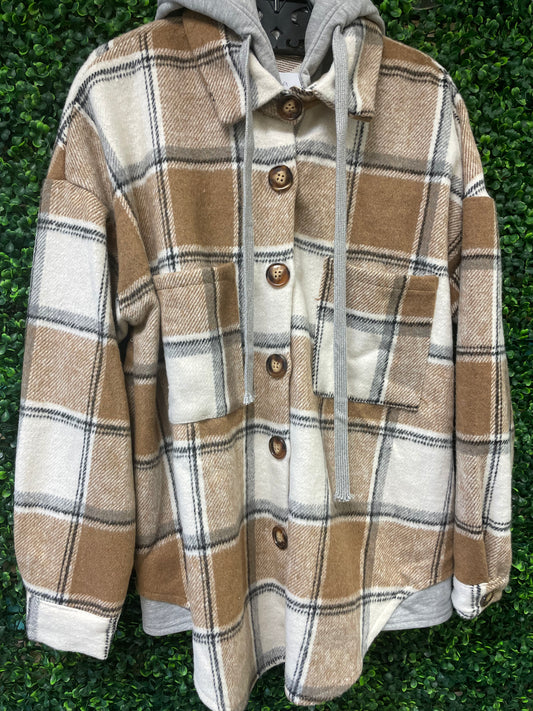 SHACKET WITH HOODIE