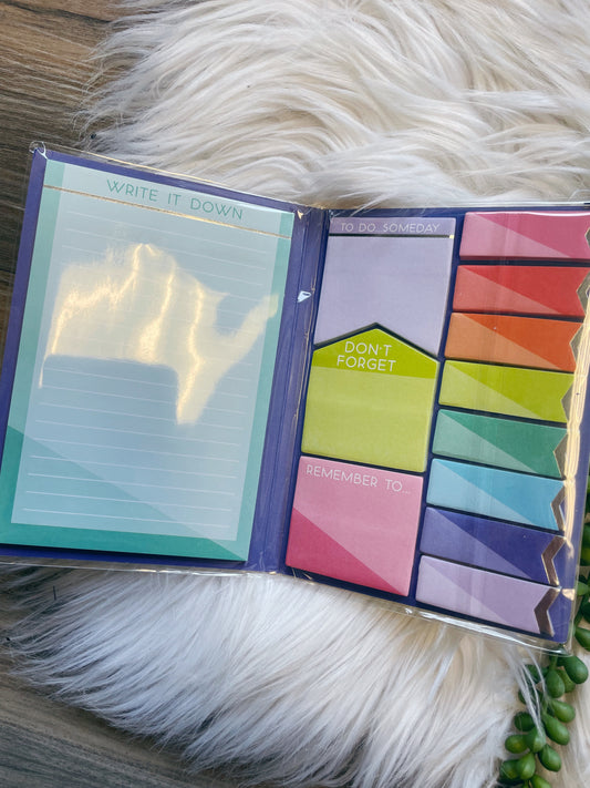 SIDE NOTE STICKY TAB NOTE PAD
