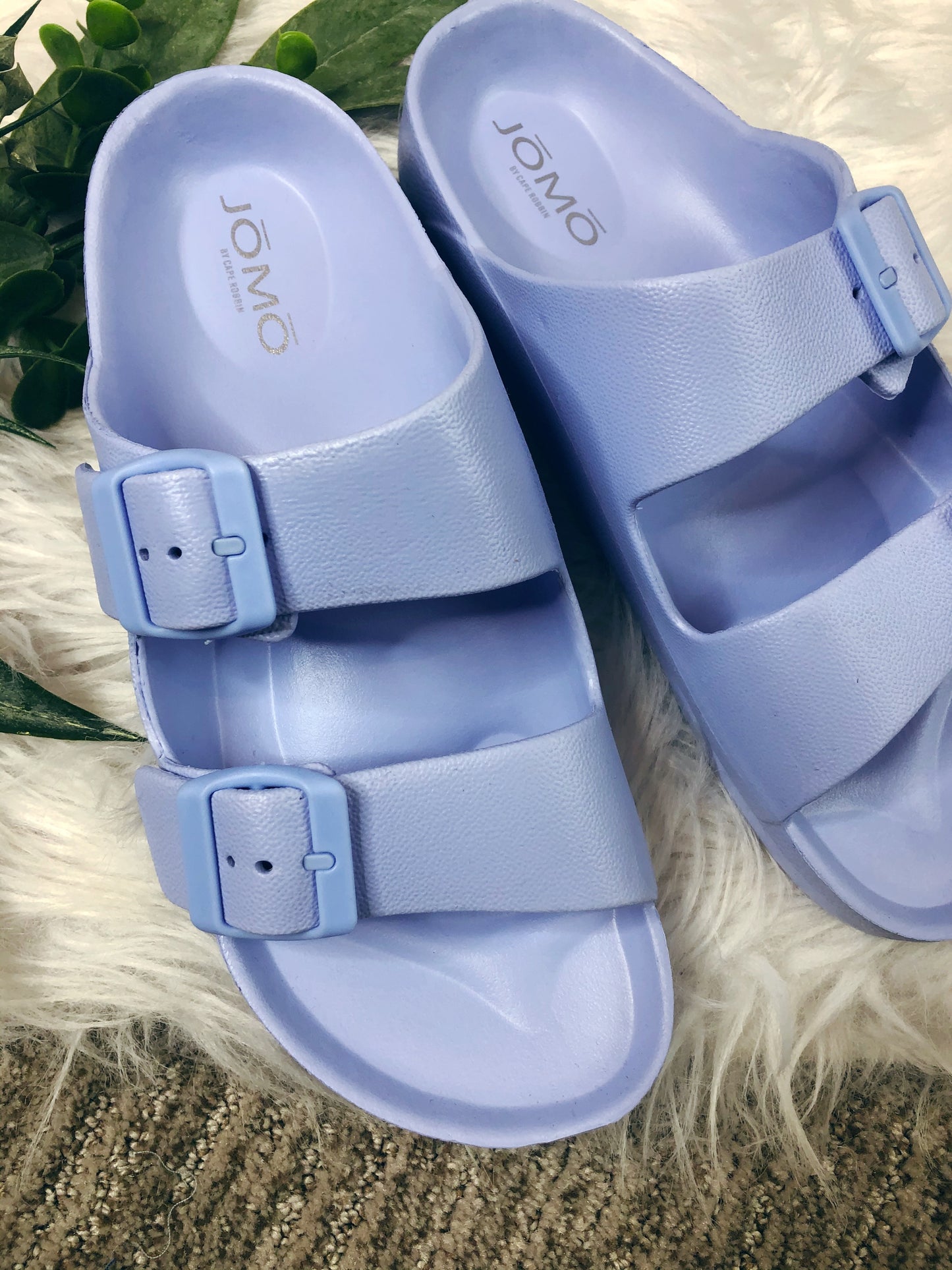 BLUE SLIDE SANDAL