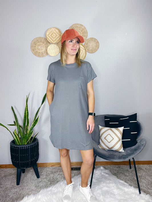 WAFFLE KNIT DRESS