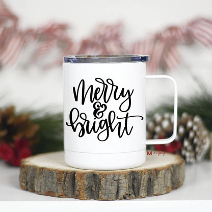 MERRY & BRIGHT TRAVEL MUG
