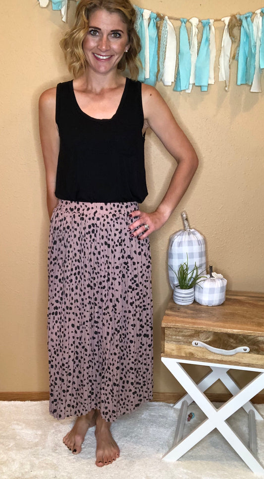 DOT PRINT SKIRT