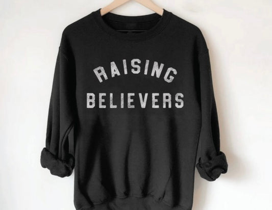 RAISING BELIEVERS FLEECE PULLOVER