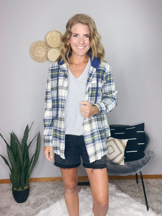 FALL FLANNEL WITH HOODIE