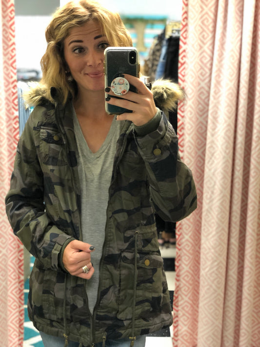 CAMO WINTER COAT