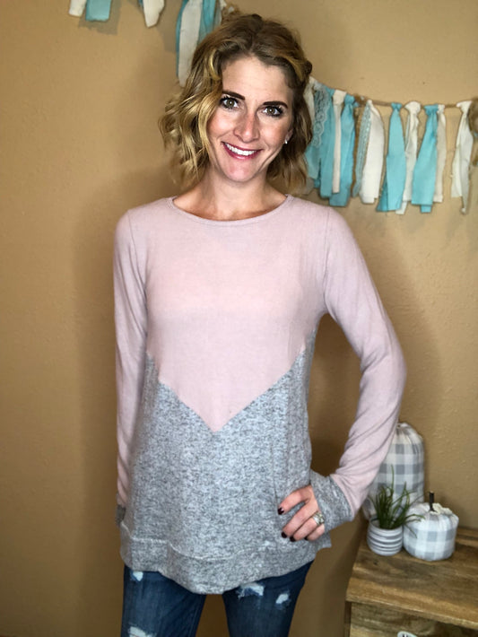 CHEVRON LONG SLEEVE