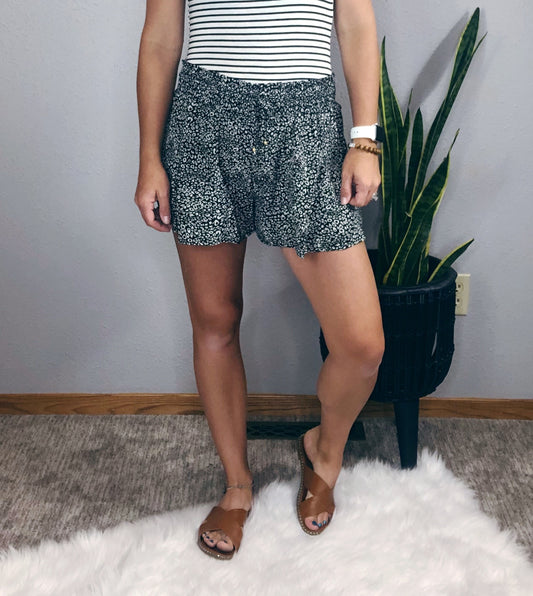 LEOPARD PRINT SHORTS